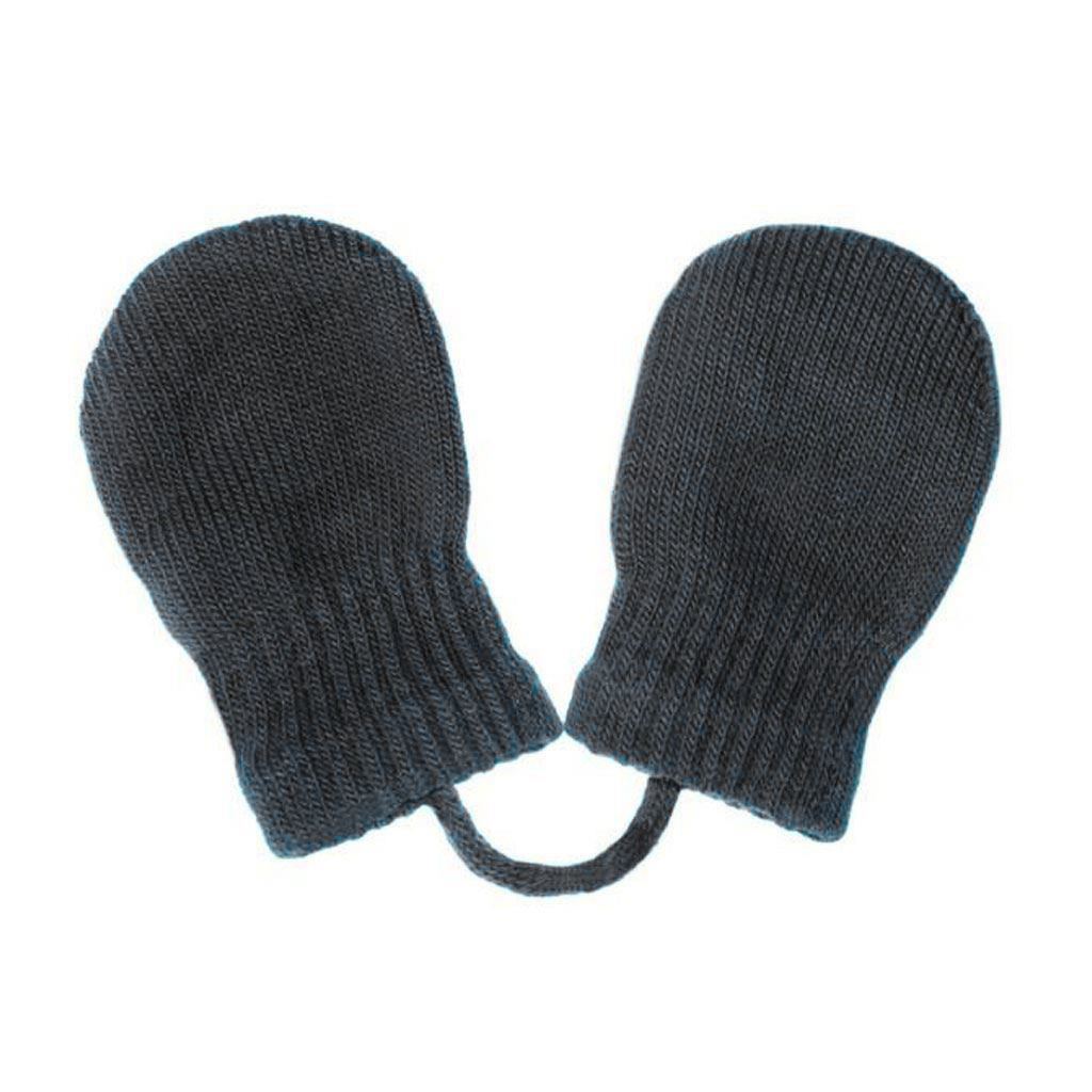 Bērnu ziemas cimdi, grafīta krāsā, garums: 9 cm