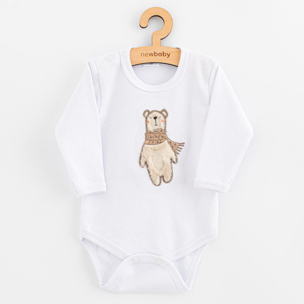 Bērnu bodijs ar garām piedurknēm, Polar Bear