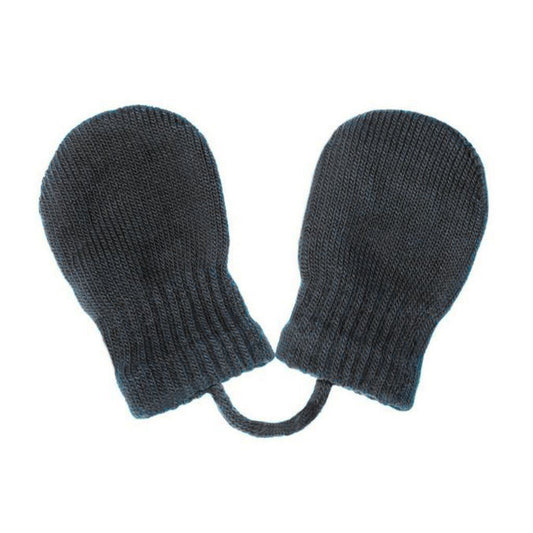 Bērnu ziemas cimdi, grafīta krāsā, garums: 9 cm